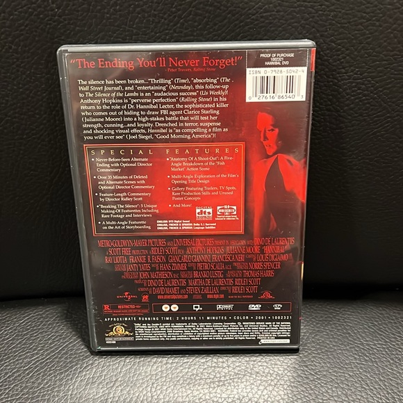 Hannibal DVD - Picture 2 of 5